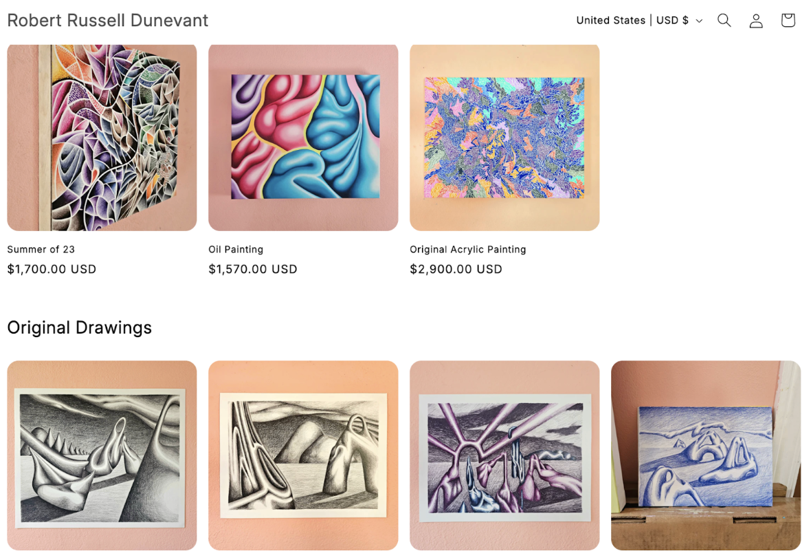 Robert Russell Dunevant's View 2026 painting