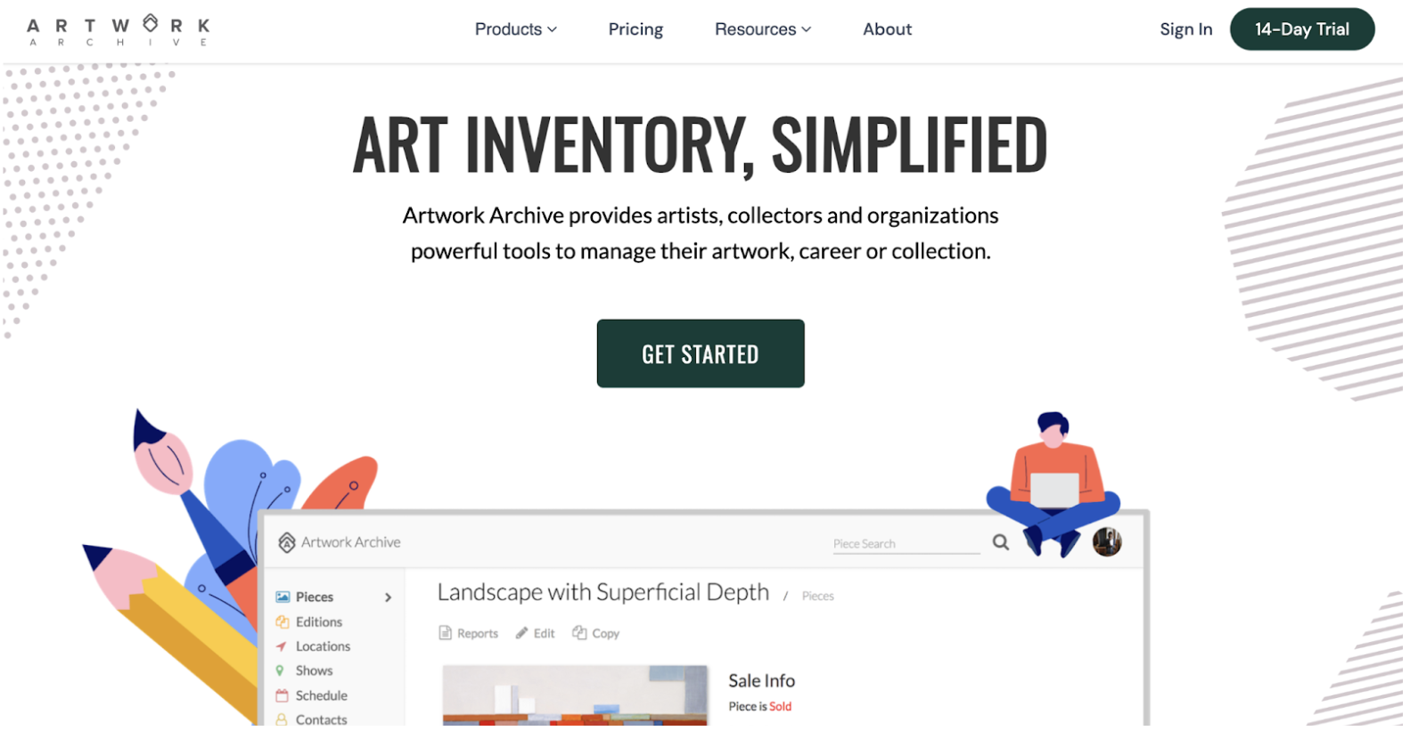 Artwork Archive collection management