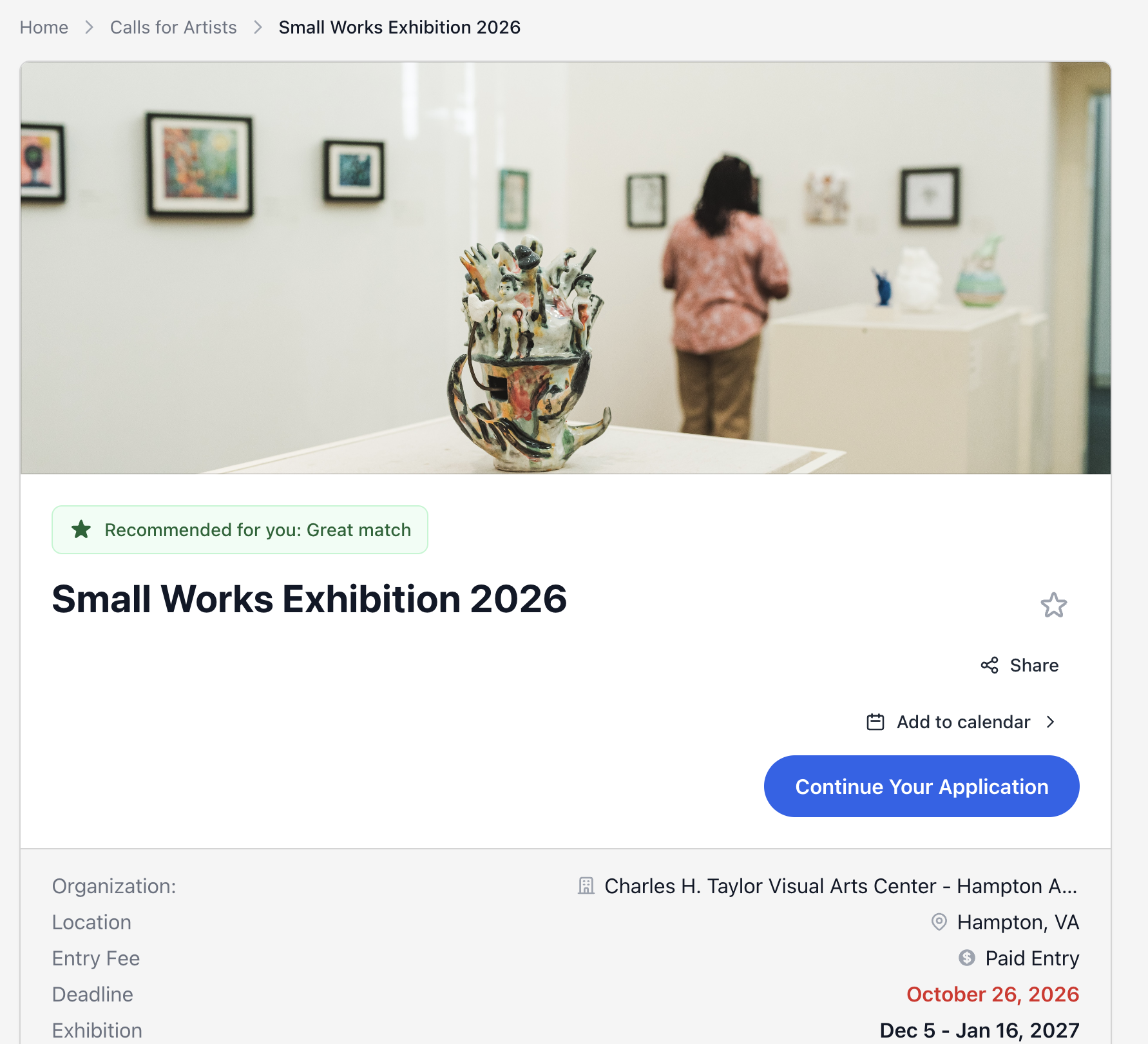 Call image as a full-width banner on an EntryThingy call page