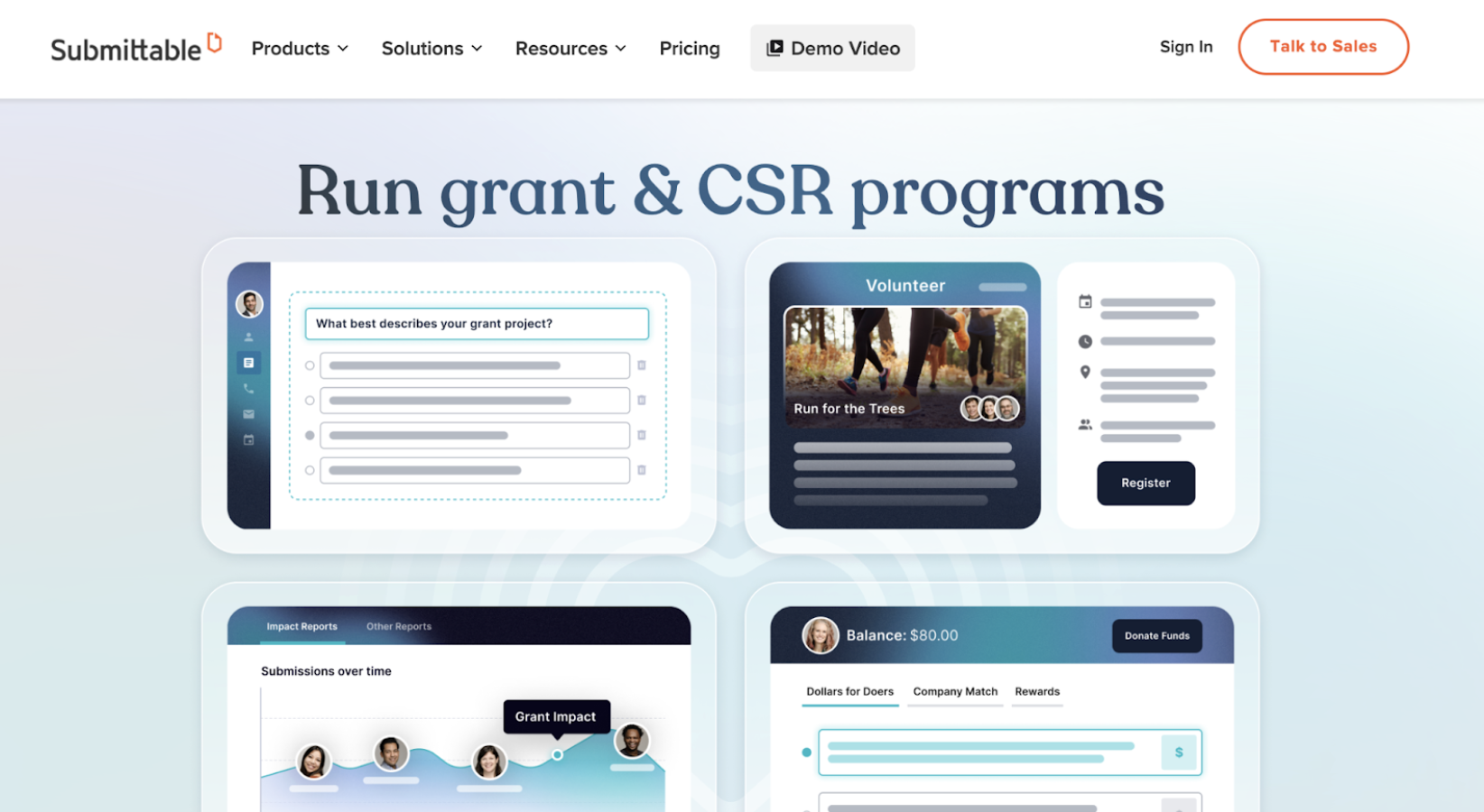 Submittable Homepage