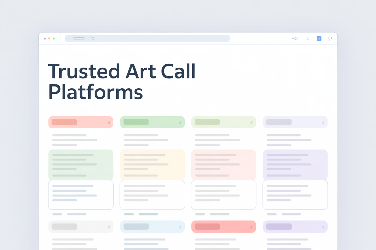 Trusted Art Call Platforms to Submit Your Work in 2026
