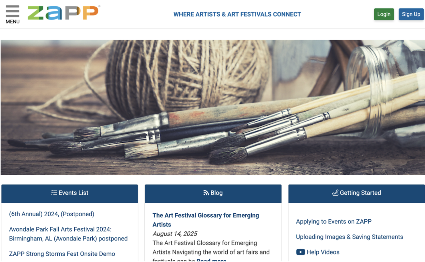 ZAPPlication art fair platform